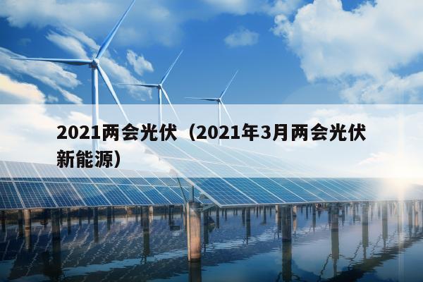 2021两会光伏（2021年3月两会光伏新能源）