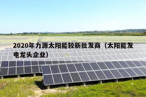 2020年力源太阳能较新批发商（太阳能发电龙头企业）