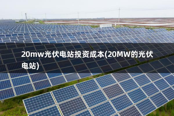 20mw光伏电站投资成本(20MW的光伏电站)
